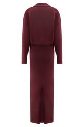 Kingston Knit Maxi Dress - Merlot